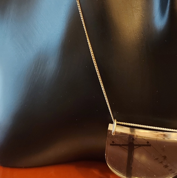 Sterling silver statement necklace - Picture 8 of 9